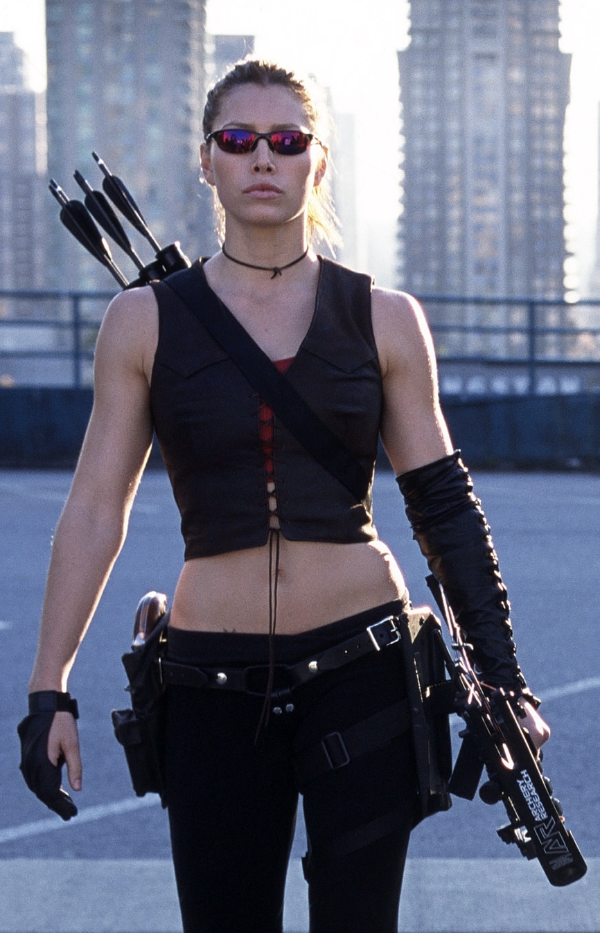 Jessica Biel in Blade Trinity.