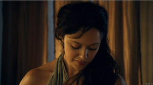 Marisa Ramirez in Spartacus Gods of the Arena