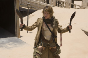 Milla Jovovich in Resident Evil: Extinction