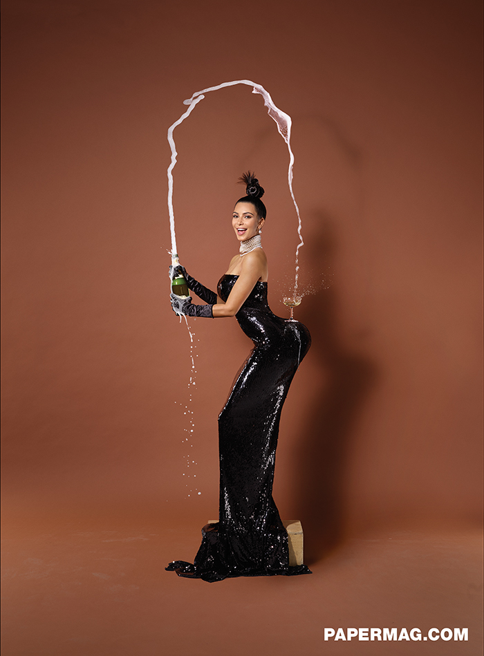 Kim Kardashian in Papermag, November 2014