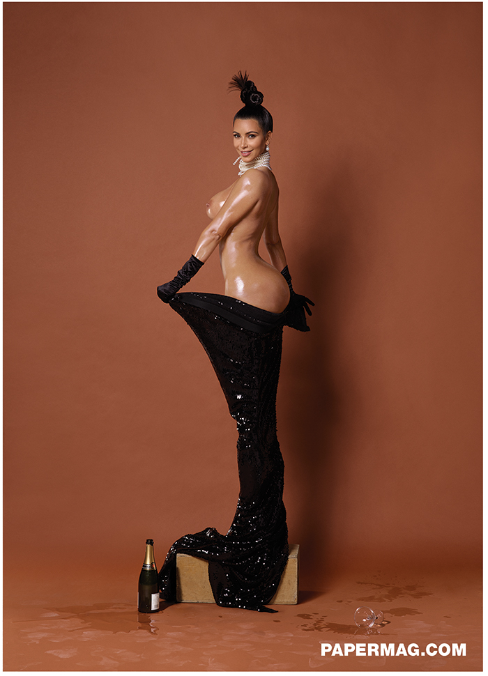 Kim Kardashian in Papermag, November 2014