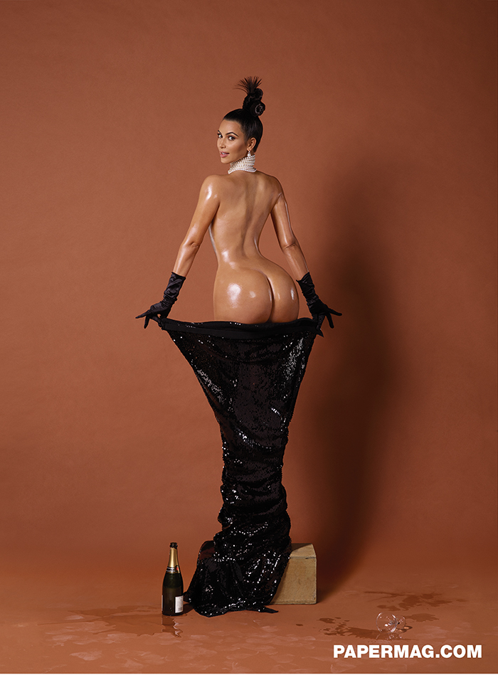 Kim Kardashian in Papermag, November 2014